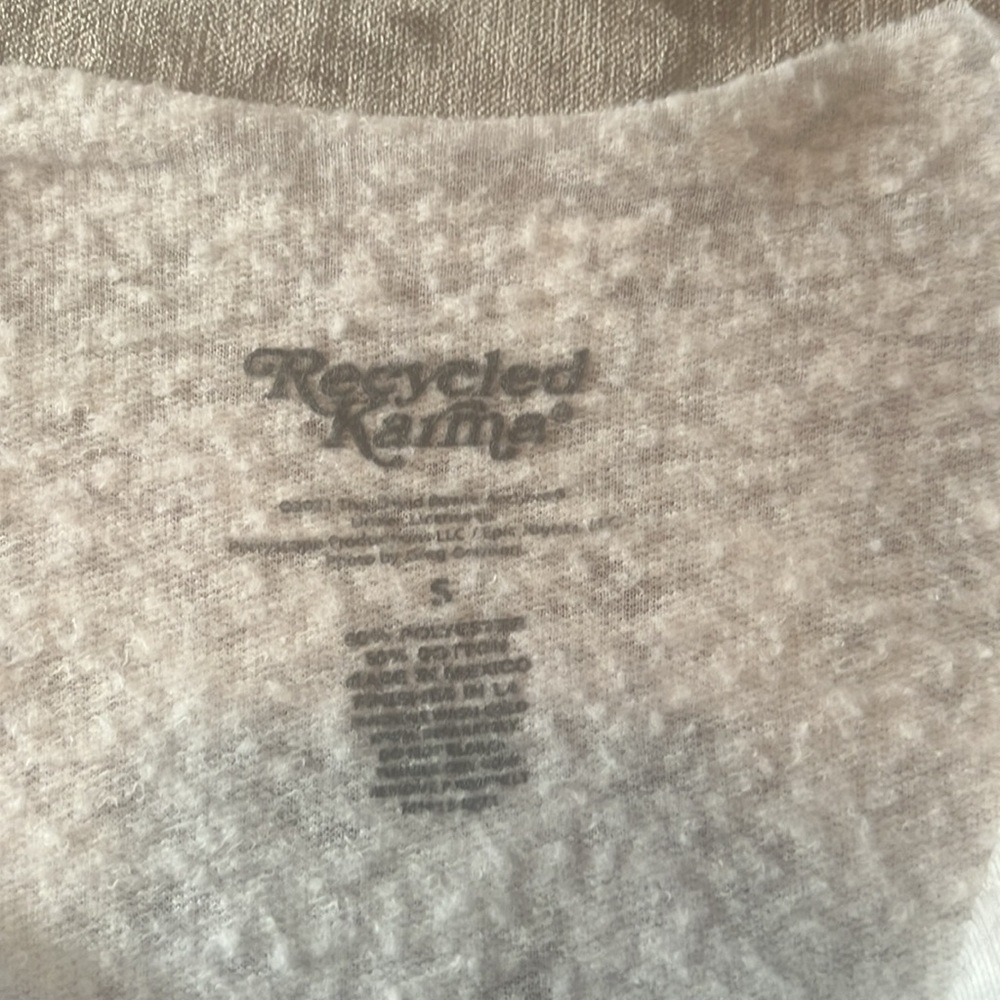 Recycled Karma S (fits M) oversized Bowie top NWOT - Picture 6 of 9